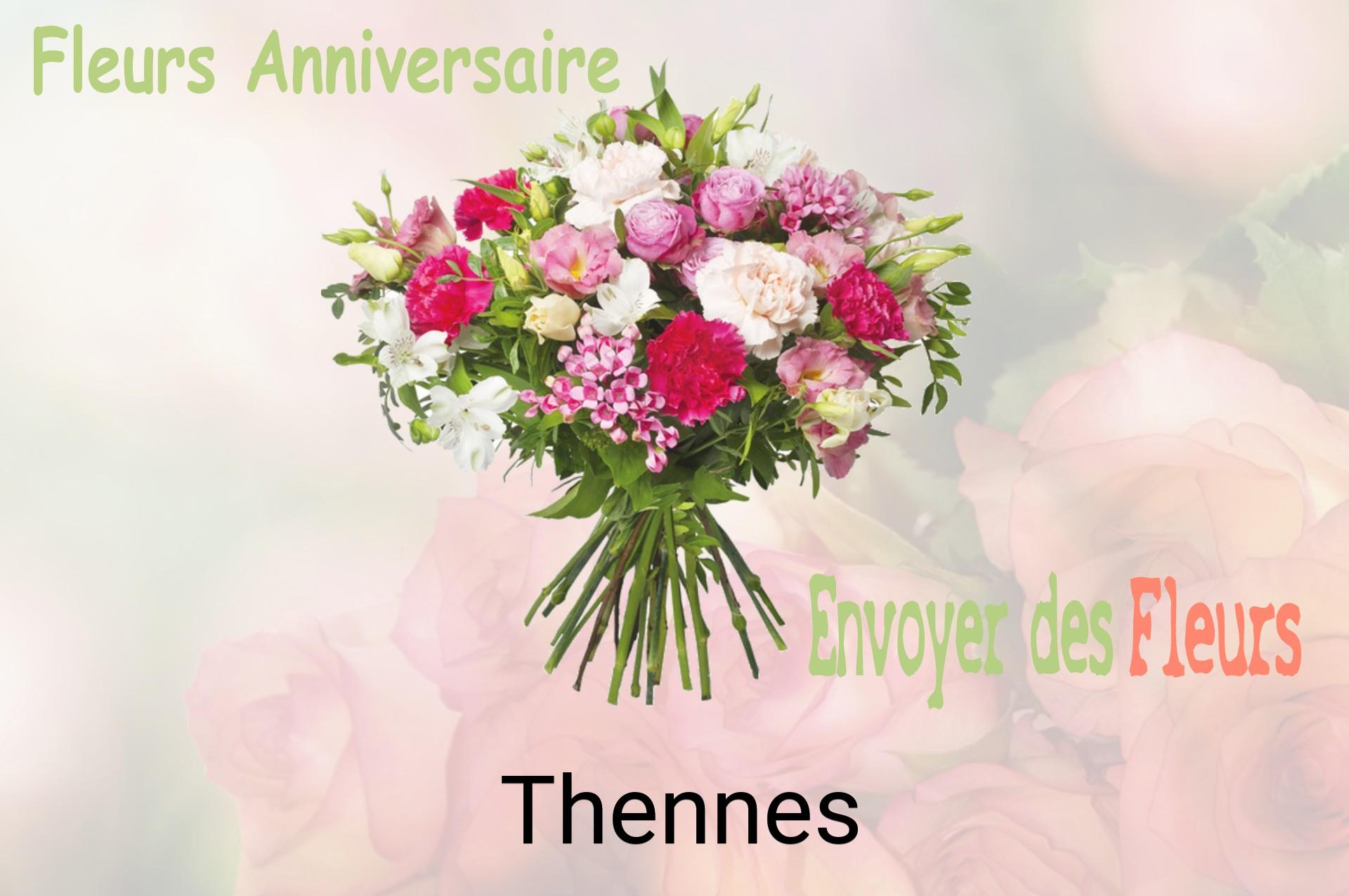 Bouquet de fleurs d’anniversaire livré à Thennes